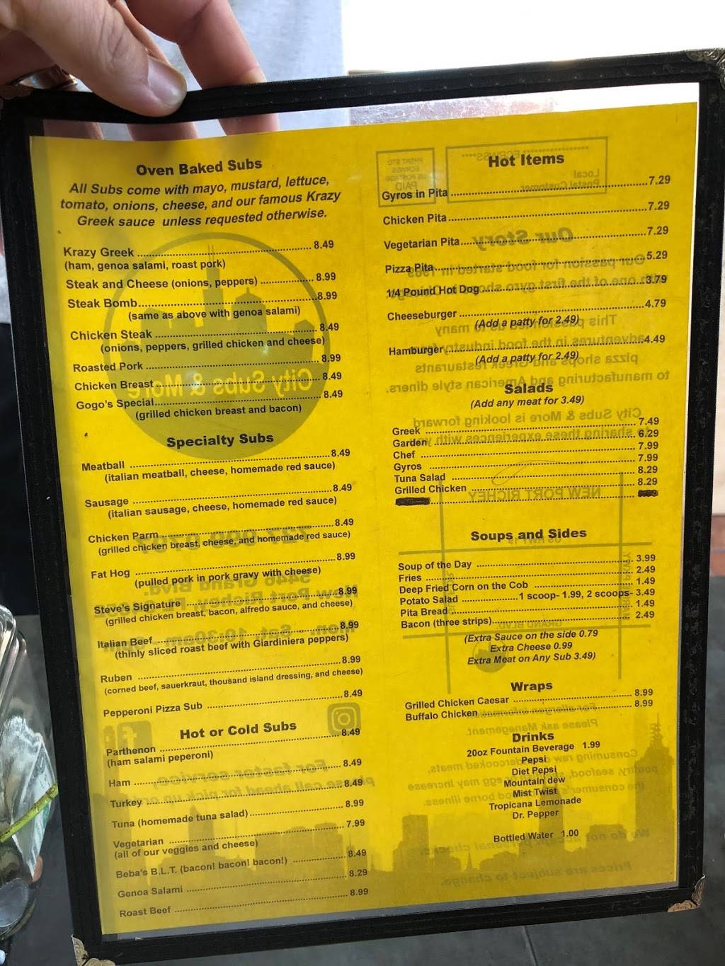 City Subs and more | restaurant | 5446 Grand Blvd, New Port Richey, FL 34652, USA | 7279990797 OR +1 727-999-0797