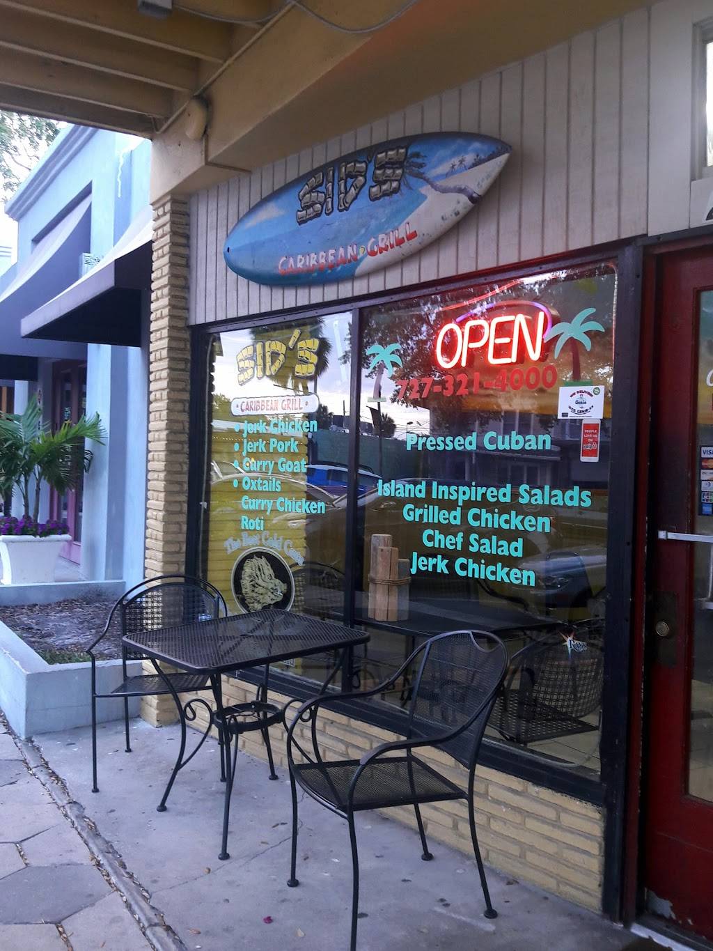 Sids Caribbean Grill | restaurant | 2623 Central Ave, St. Petersburg, FL 33713, USA | 7273214000 OR +1 727-321-4000