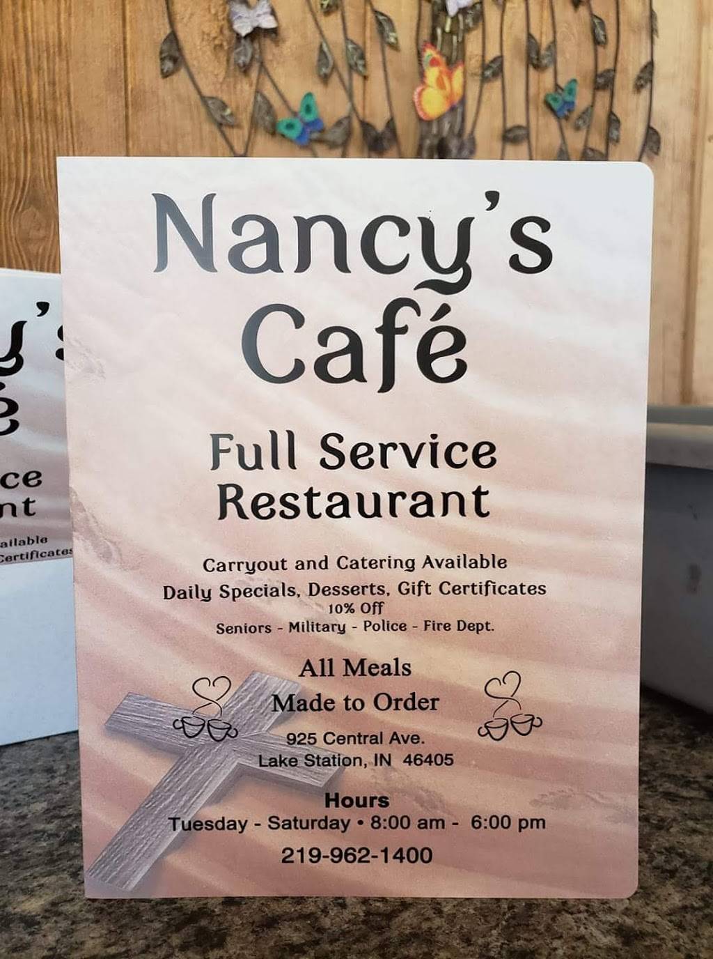 Nancys Cafe | restaurant | 925 Central Ave STE. A, Lake Station, IN 46405, USA | 2199621400 OR +1 219-962-1400