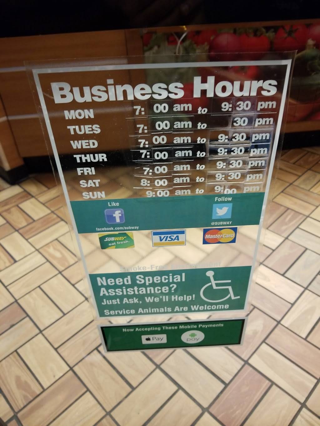 Subway | restaurant | 3000 Windy Hill Rd SE, Marietta, GA 30067, USA | 6785038378 OR +1 678-503-8378