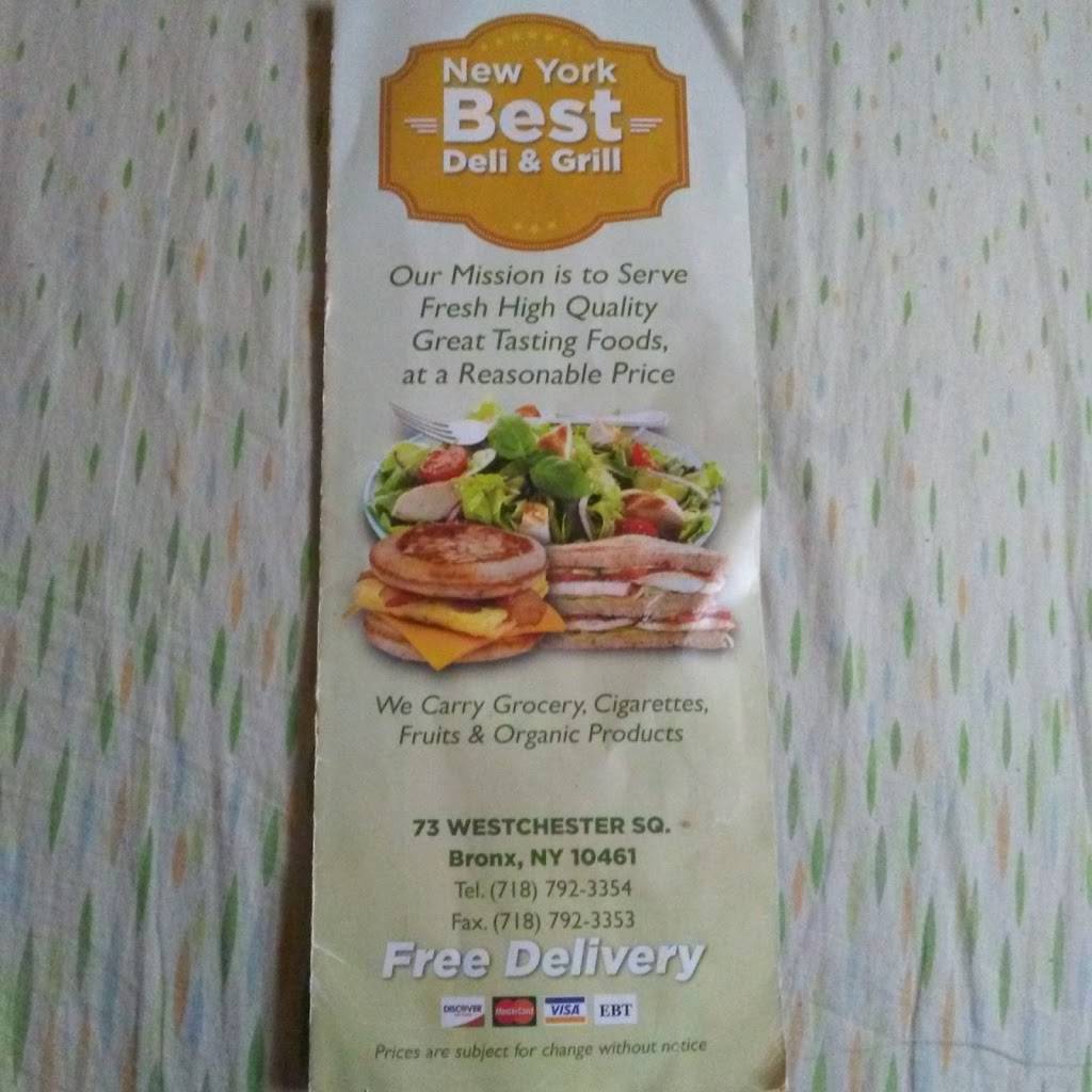 New York Best Deli & Grill | restaurant | 73 Westchester Square, Bronx, NY 10461, USA | 7187923354 OR +1 718-792-3354