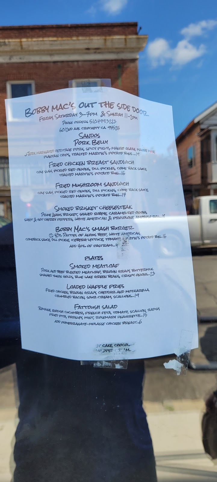 Bobby Macs BBQ | restaurant | 601 2nd Ave, Crockett, CA 94525, USA | 5107223127 OR +1 510-722-3127