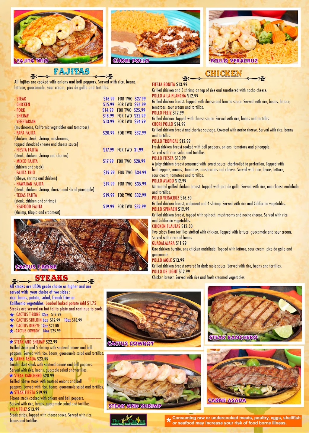 Yellow Cactus | restaurant | 9111 Galene Dr, Jeffersontown, KY 40299, USA | 5027495922 OR +1 502-749-5922