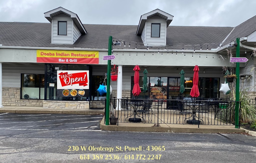 Doaba Indian Restaurant | restaurant | 230 W Olentangy St, Powell, OH 43065, USA | 6143760951 OR +1 614-376-0951