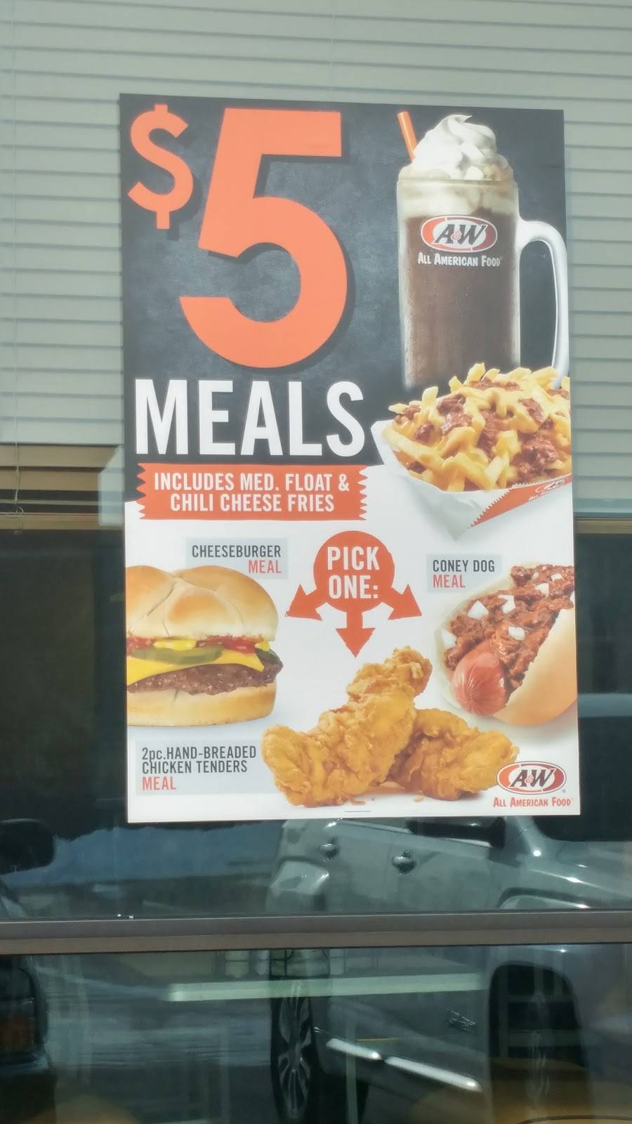 A&W Restaurant | restaurant | 1414 N Roosevelt Ave, Burlington, IA 52601, USA | 3197535000 OR +1 319-753-5000