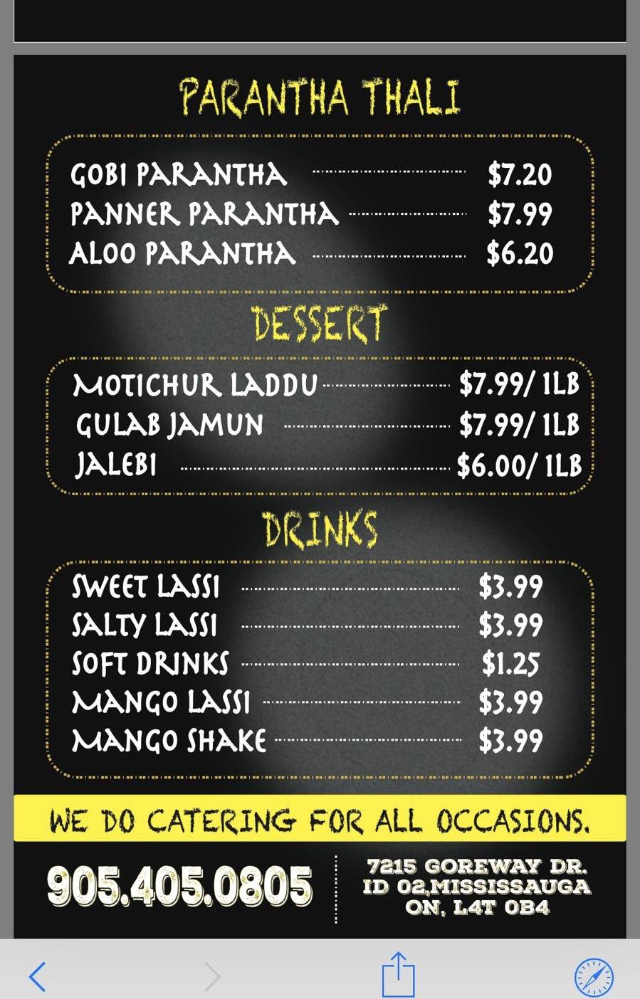 New Punjabi Food Korner | restaurant | 7215 goreway drive suite 1D02, Malton, ON L4T 2T9, Canada | 4164180081 OR +1 416-418-0081