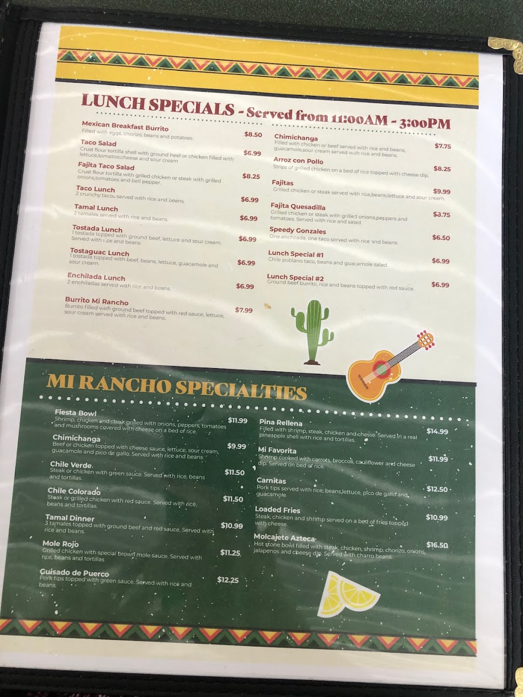 Mi Rancho Mexican Grill. | restaurant | 7647 US-62, Cunningham, KY 42035, USA | 2706422525 OR +1 270-642-2525