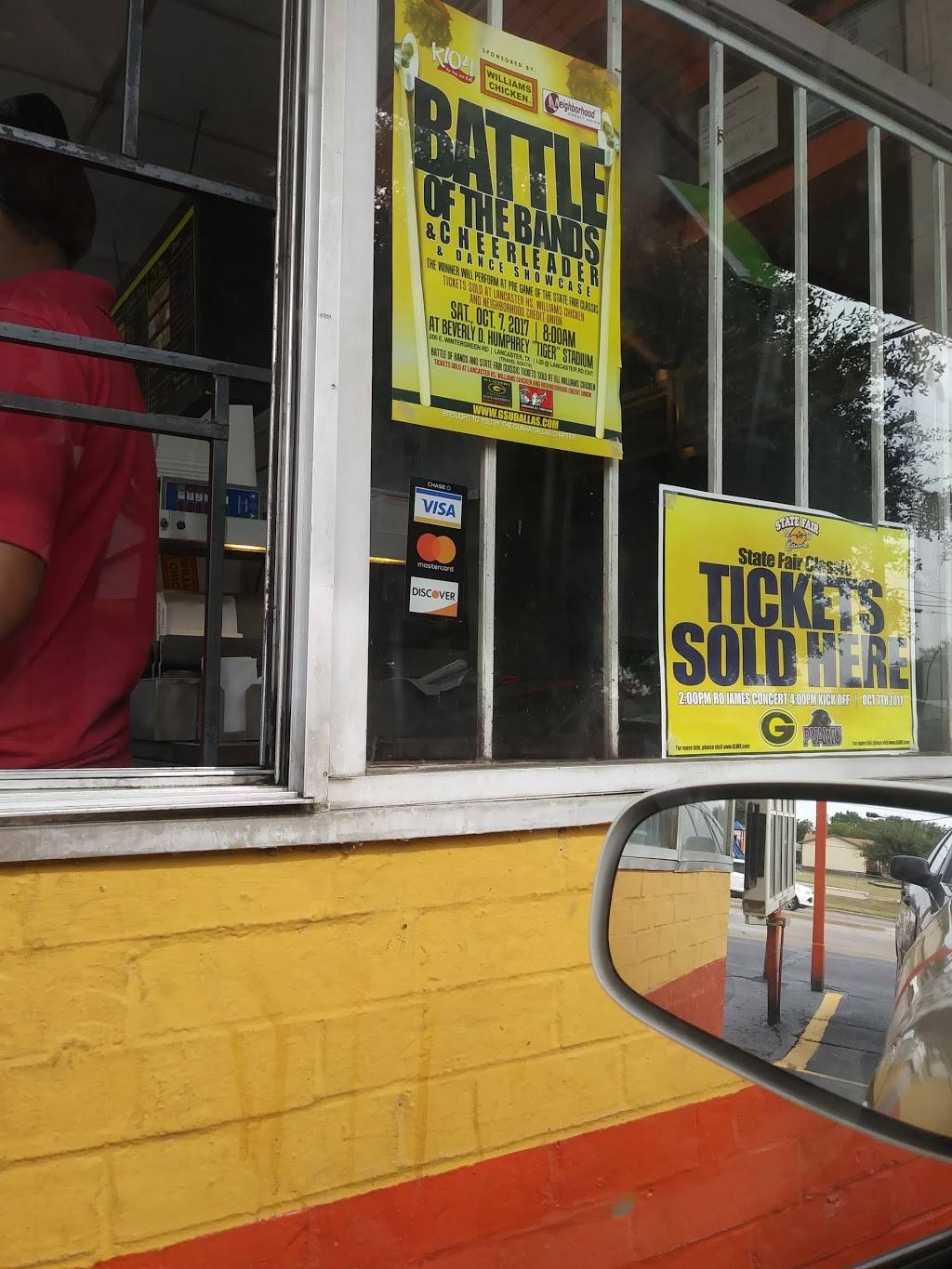 Williams Fried Chicken | restaurant | 1212 W Kiest Blvd, Dallas, TX 75224, USA | 2143723711 OR +1 214-372-3711