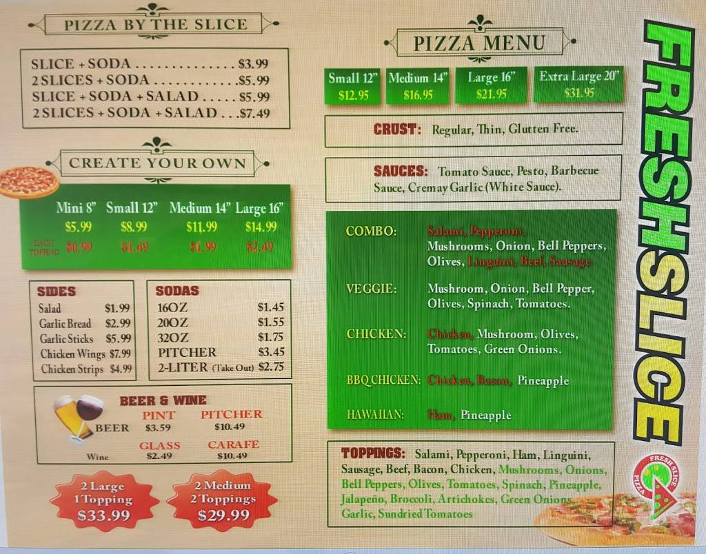 Fresh Slice Pizza | restaurant | 4895 99 Frontage Rd D, Stockton, CA 95215, USA | 2099433033 OR +1 209-943-3033