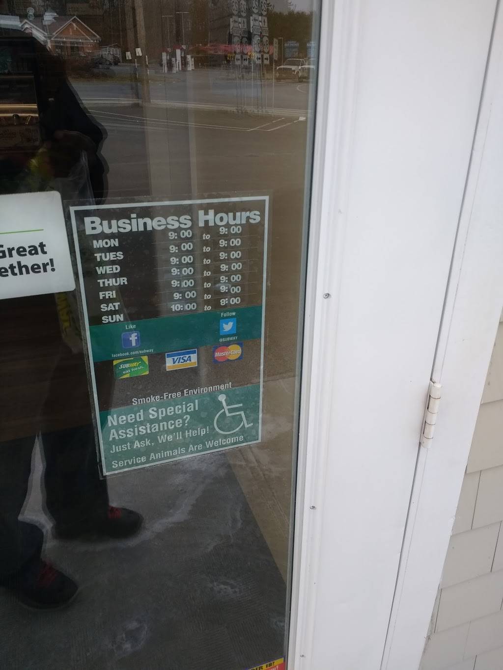 Subway | restaurant | 634 NY-23, Claverack, NY 12513, USA | 5188512510 OR +1 518-851-2510