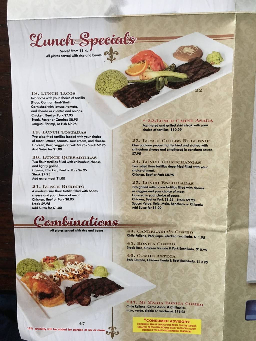 Mi Maria Bonita | restaurant | 216 S Broad St, Griffith, IN 46319, USA | 2195138407 OR +1 219-513-8407