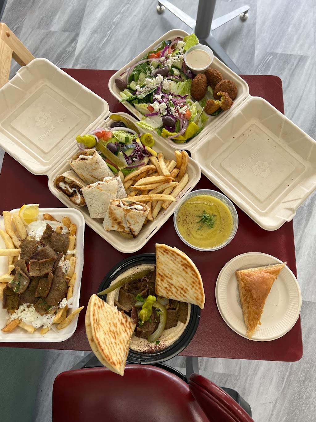 Gyro SABABA | restaurant | 2100 N Northgate Way suite E, Seattle, WA 98133, USA | 2063677000 OR +1 206-367-7000