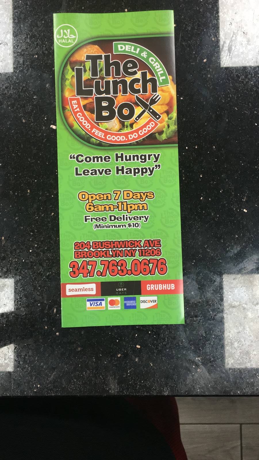 The Lunch Box (Deli And Grill) | restaurant | 204 Bushwick Ave, Brooklyn, NY 11206, USA | 3477630676 OR +1 347-763-0676