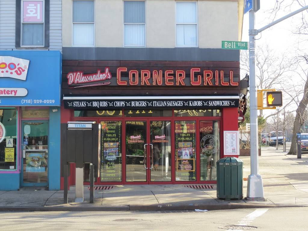 DAlessandros Corner Grill | restaurant | 3935 Bell Blvd, Bayside, NY 11361, USA | 7182247455 OR +1 718-224-7455