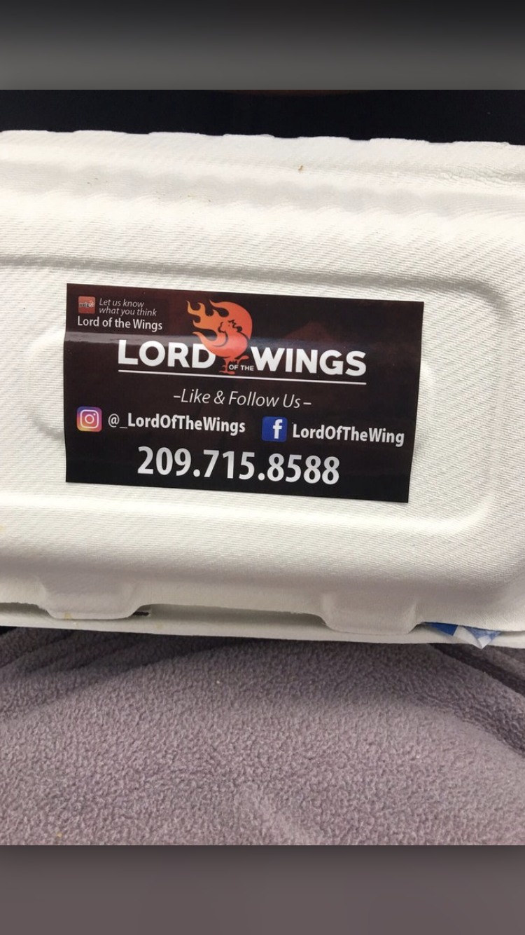 Lord of the wings | restaurant | 6436 Pacific Ave, Stockton, CA 95207, USA | 2097158588 OR +1 209-715-8588