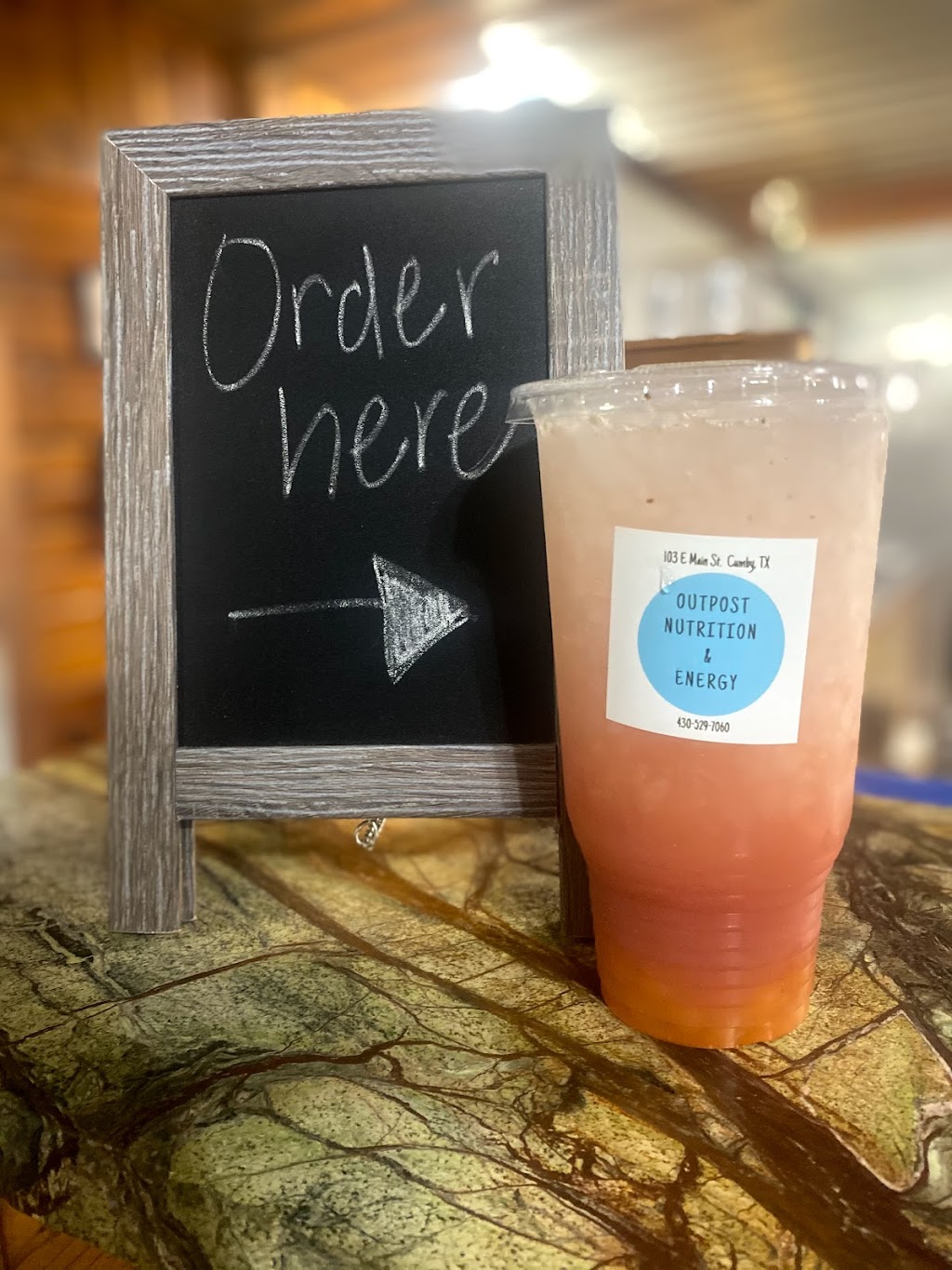Outpost Nutrition & Energy | restaurant | 103 Main St, Cumby, TX 75433, USA | 4305297060 OR +1 430-529-7060