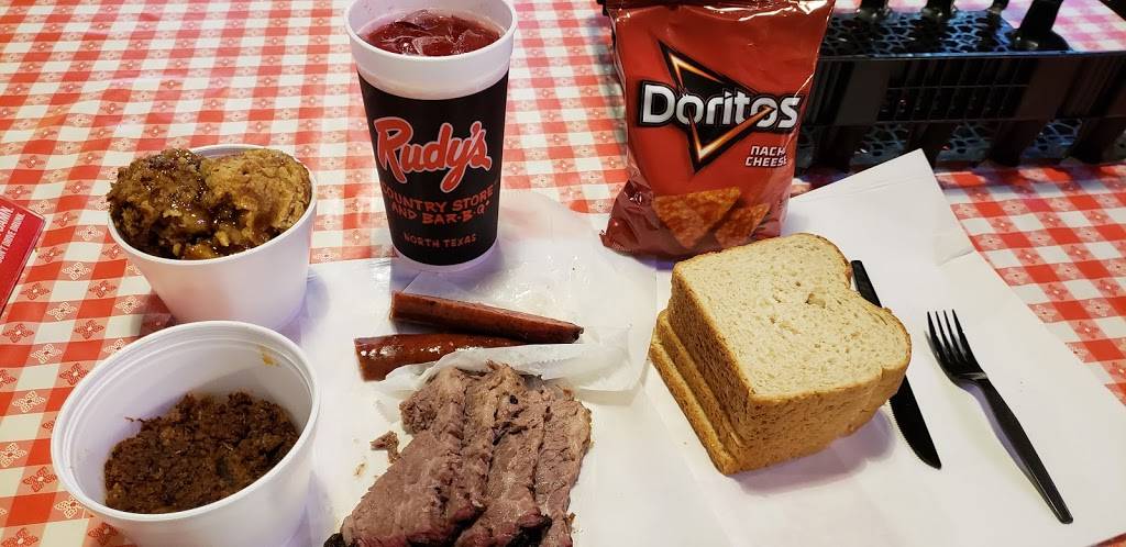 Rudys "Country Store" and Bar-B-Q | restaurant | 6800 N Fwy Service Rd E, Fort Worth, TX 76137, USA | 6827037043 OR +1 682-703-7043