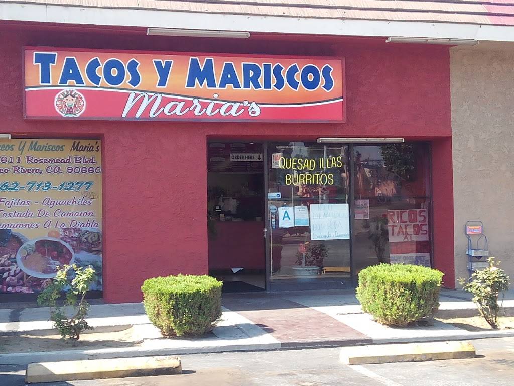 Tacos Y Mariscos Marias | restaurant | 4611 Rosemead Blvd, Pico Rivera, CA 90660, USA | 5627131277 OR +1 562-713-1277