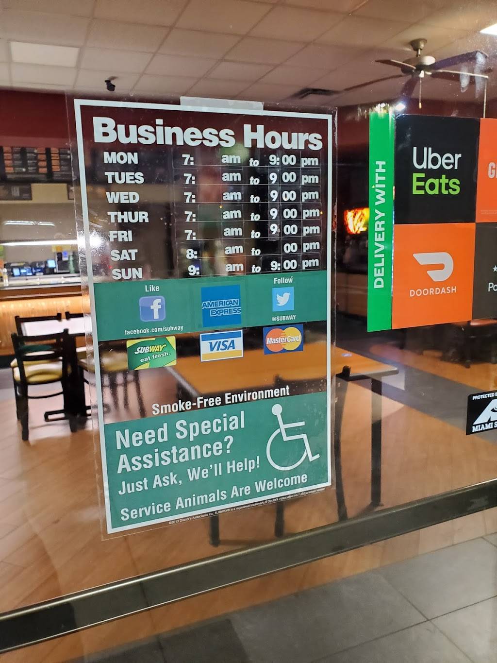 Subway | meal takeaway | 8836 W State Rd 84 Unit J-08, Davie, FL 33324, USA | 9544739699 OR +1 954-473-9699