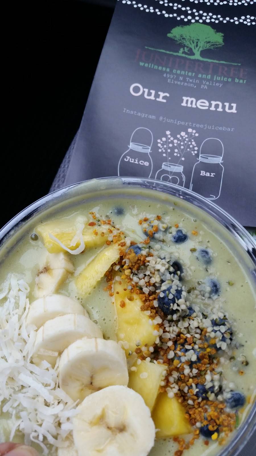 Juniper Tree Juice Bar and Wellness | cafe | 221 Pottstown Pike, Chester Springs, PA 19425, USA | 6106139941 OR +1 610-613-9941