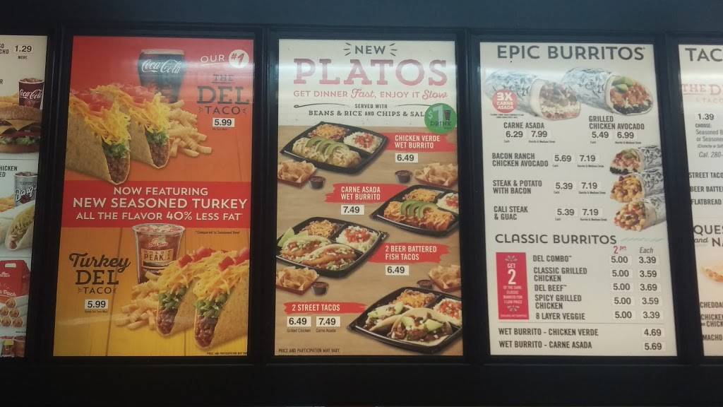 Del Taco | meal takeaway | 421 W Palmdale Blvd, Palmdale, CA 93551, USA | 6619472889 OR +1 661-947-2889