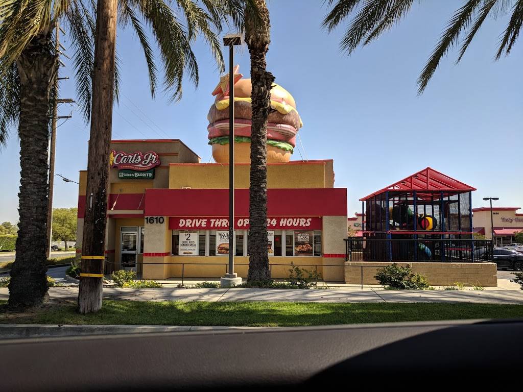 Carls Jr | restaurant | 1610 W Foothill Blvd, Upland, CA 91786, USA | 9099493069 OR +1 909-949-3069