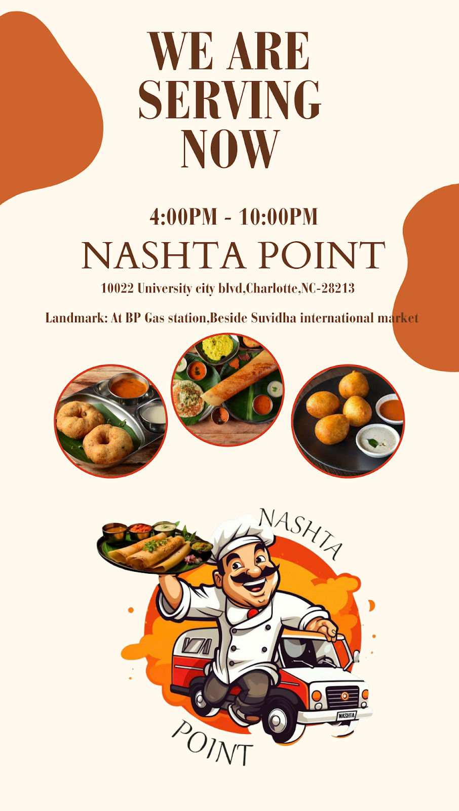 Nashta Point | restaurant | 10022 University City Blvd, Charlotte, NC 28213, USA | 9807853569 OR +1 980-785-3569