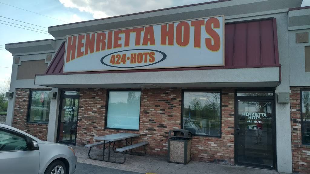 Henrietta Hots | restaurant | 3553 W Henrietta Rd, Rochester, NY 14623, USA | 5854244687 OR +1 585-424-4687