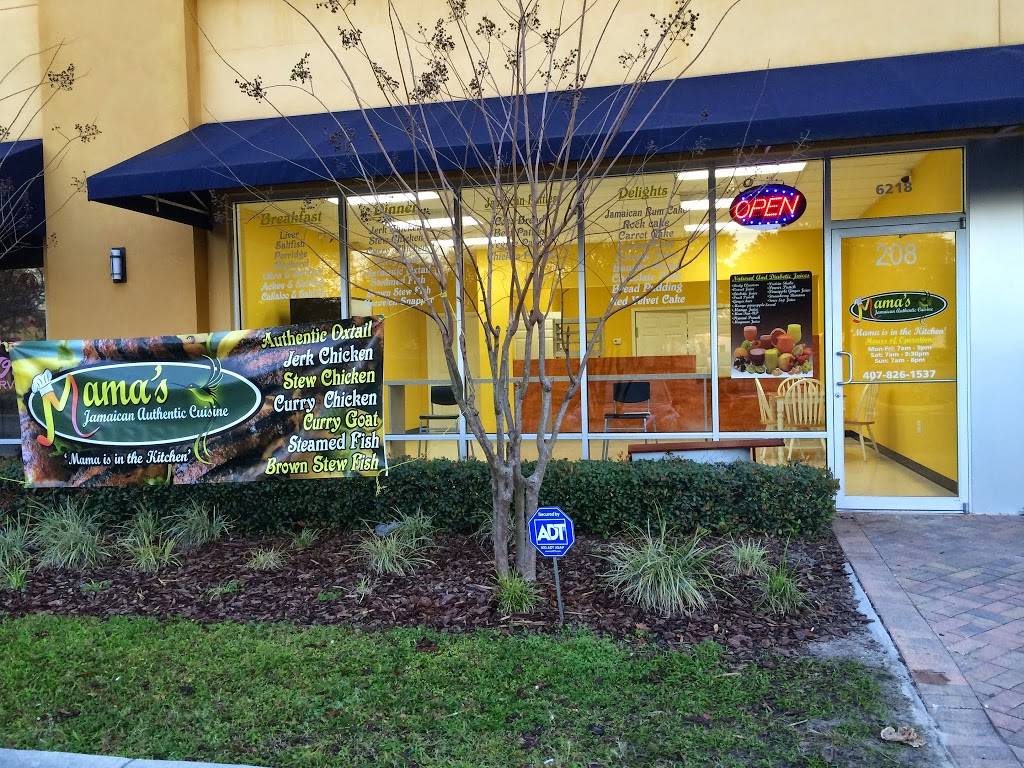 Mamas Jamaican Authentic Cuisine | restaurant | 6218 W Colonial Dr #208, Orlando, FL 32808, USA | 4078261537 OR +1 407-826-1537
