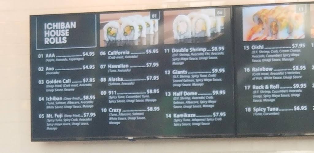 Ichiban Sushi | restaurant | 1689 Arden Way, Sacramento, CA 95815, USA | 9169232925 OR +1 916-923-2925