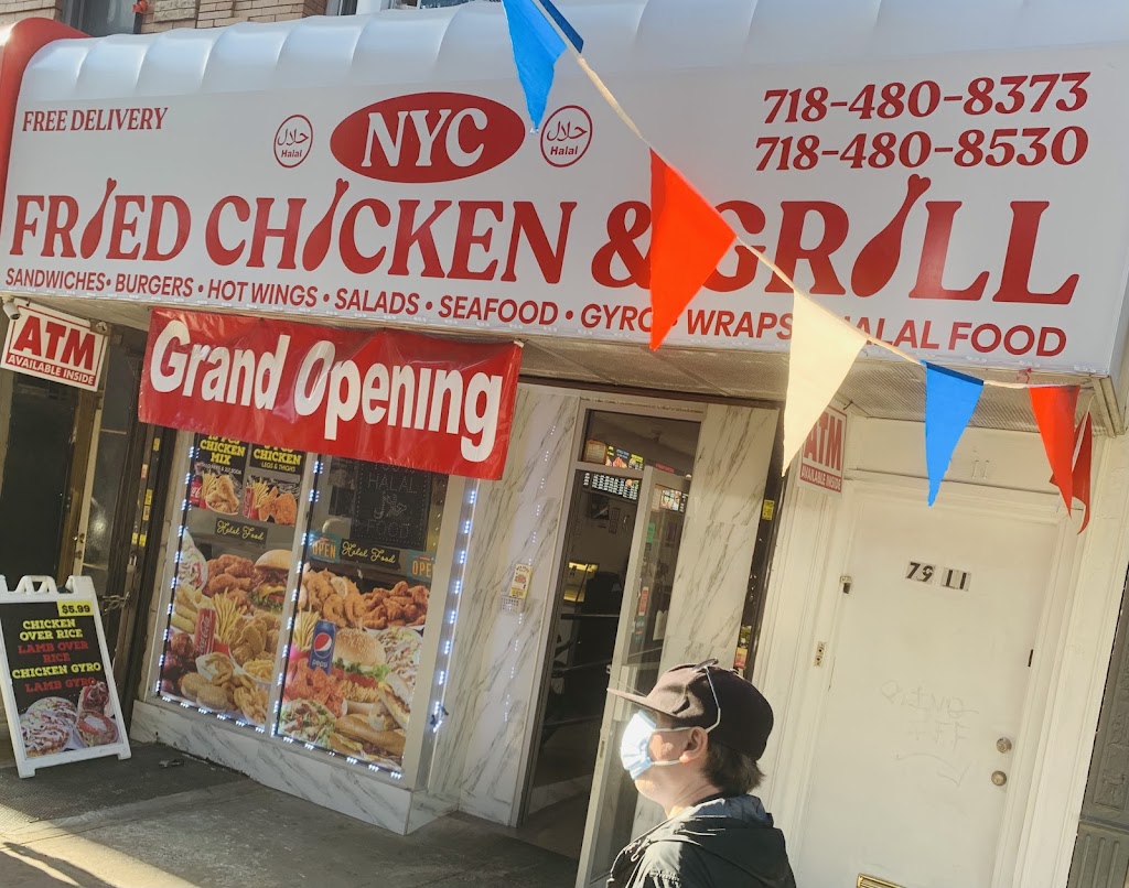 NYC Fried Chicken & Grill | restaurant | 79-11 Jamaica Ave, Queens, NY 11421, USA | 7184808530 OR +1 718-480-8530