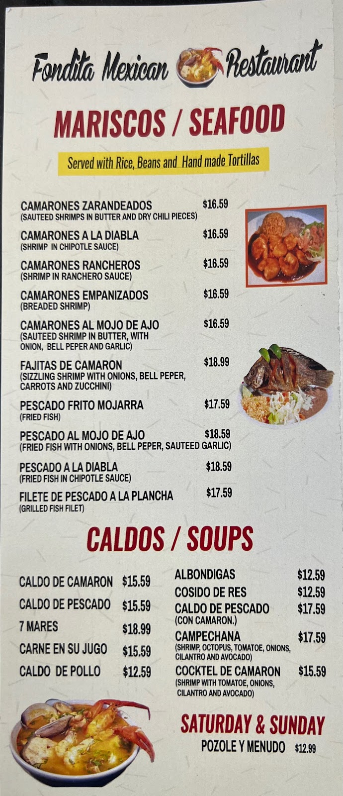 Fondita Mexican Restaurant | restaurant | 2708 Country Club Blvd, Stockton, CA 95204, USA | 2094513371 OR +1 209-451-3371