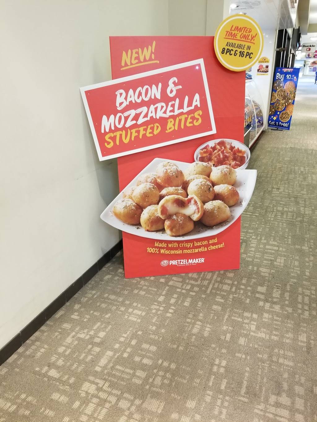 Pretzelmaker | restaurant | Florence Mall, 301 Cox Creek Pkwy, Florence, AL 35630, USA | 2567601980 OR +1 256-760-1980