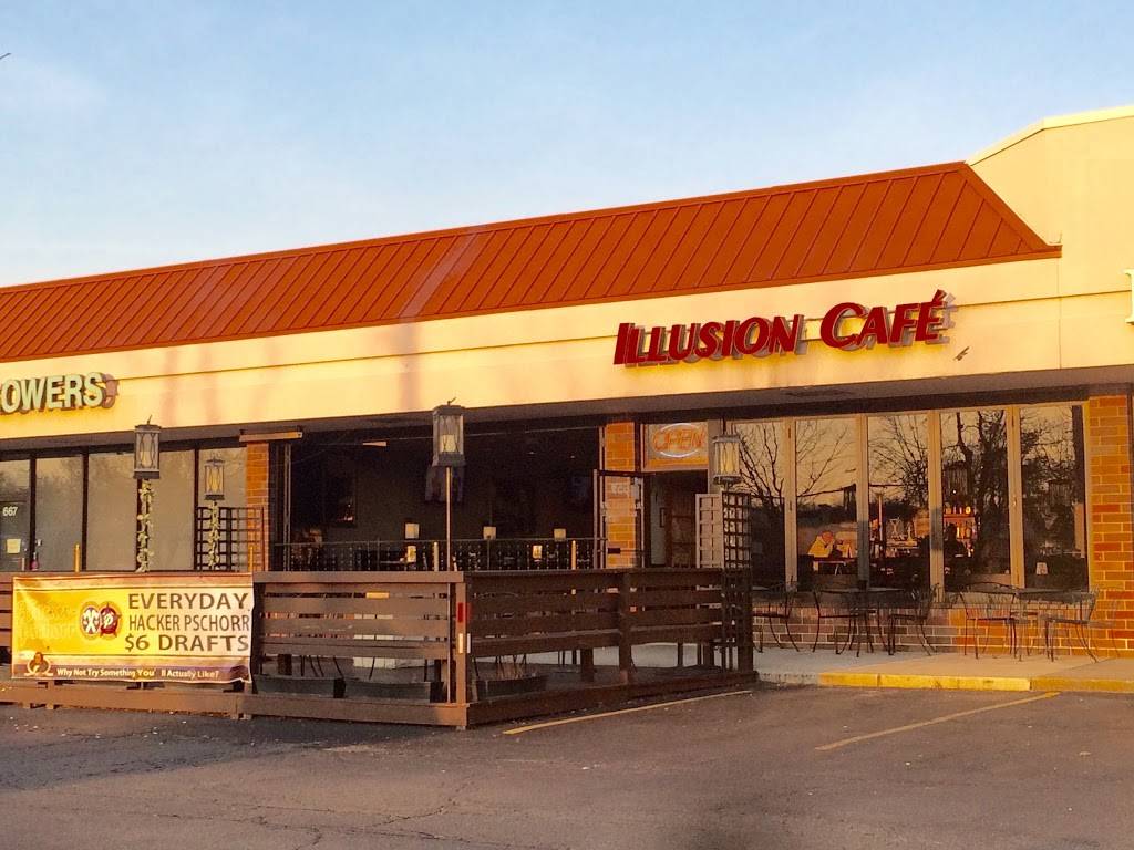 Illusion Cafe Inc | cafe | 659 N Wolf Rd, Des Plaines, IL 60016, USA | 8472962233 OR +1 847-296-2233