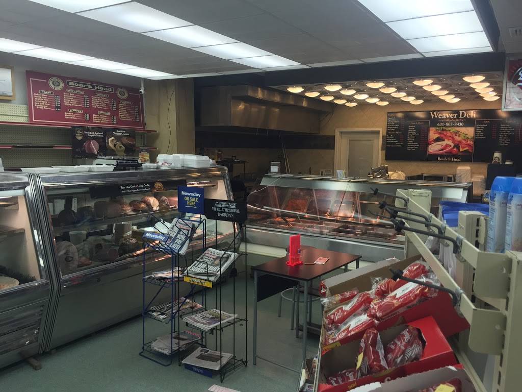 Weaver Deli Quickdraw | restaurant | 430 Weaver Ave, Bellport, NY 11713, USA | 6318038430 OR +1 631-803-8430