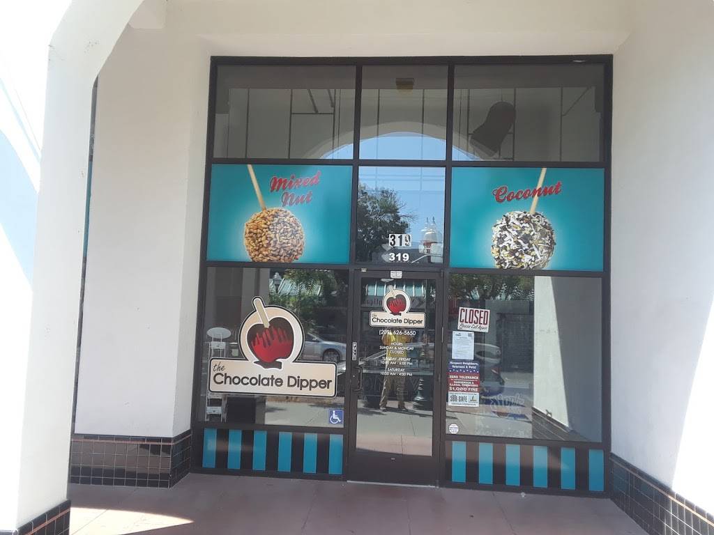 The Chocolate Dipper | restaurant | 319 W Main St, Merced, CA 95340, USA | 2096265650 OR +1 209-626-5650