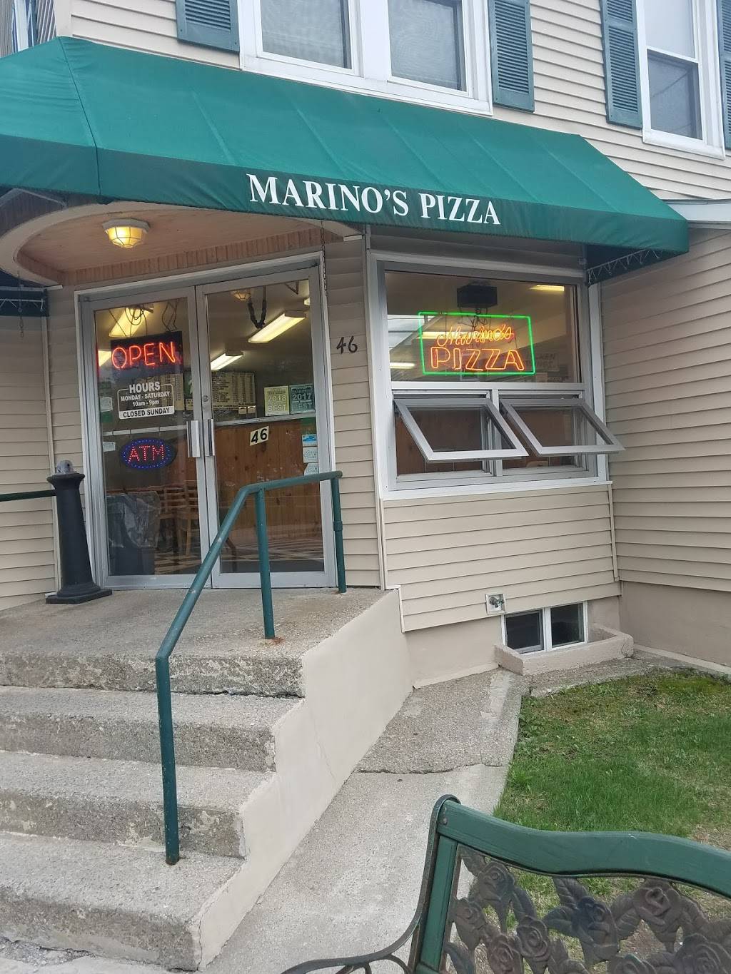 Marinos Pizza | restaurant | 46 W Circular St, Saratoga Springs, NY 12866, USA | 5185843030 OR +1 518-584-3030