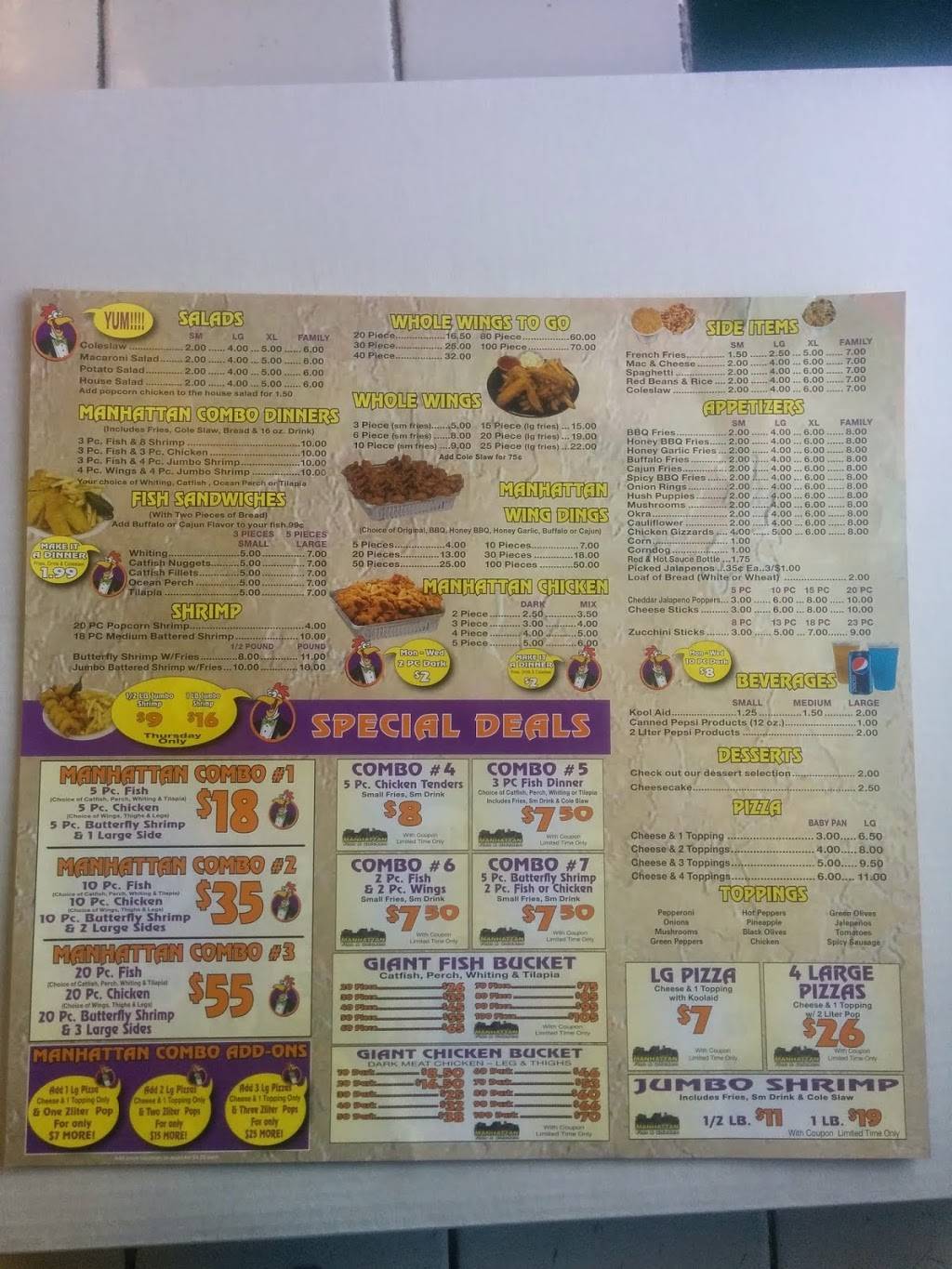 Manhattan Fish & Chicken | restaurant | 2575 E 55th St, Cleveland, OH 44104, USA | 2164260200 OR +1 216-426-0200