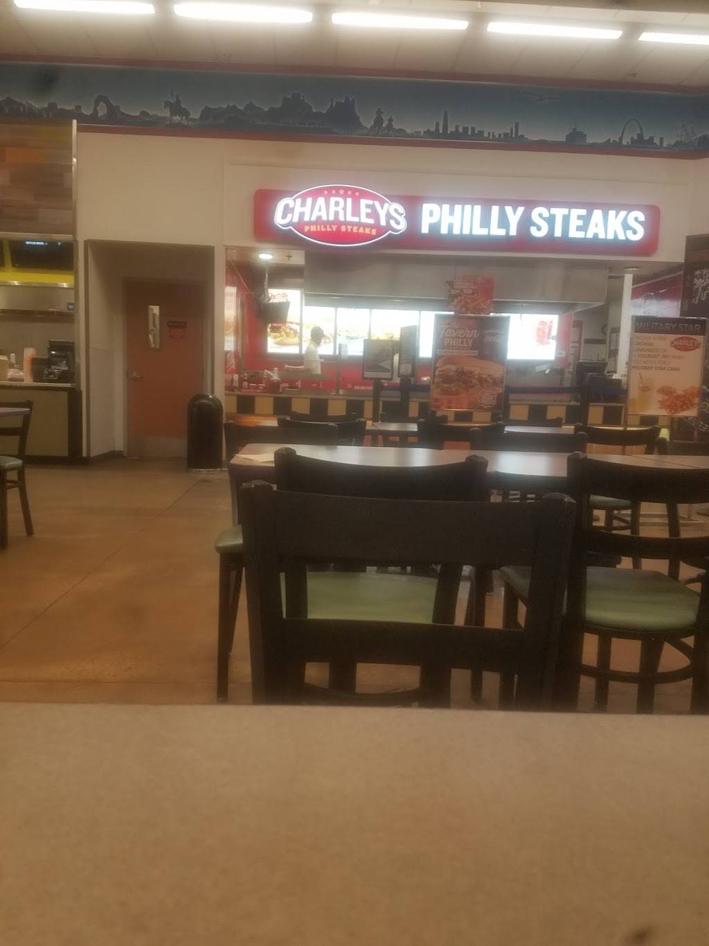 Charleys Philly Steaks | restaurant | 300 A Ave Bldg 1605, Fort Lee, VA 23801, USA | 8048624642 OR +1 804-862-4642