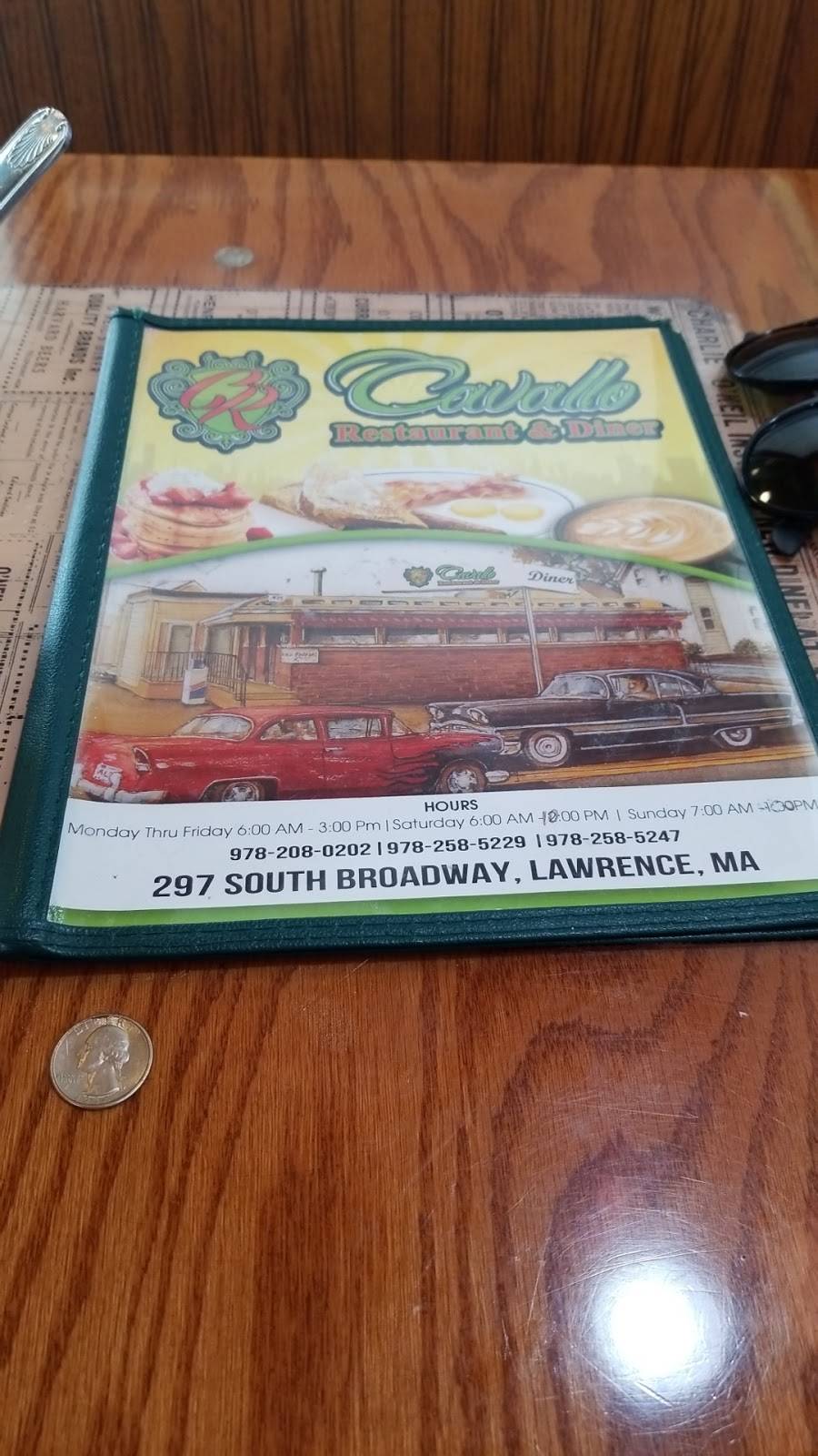 Cavallo Diner | restaurant | 297 S Broadway, Lawrence, MA 01843, USA | 9782080202 OR +1 978-208-0202