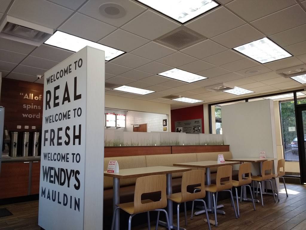 Wendys | restaurant | 107 N Main St, Mauldin, SC 29662, USA | 8642880344 OR +1 864-288-0344