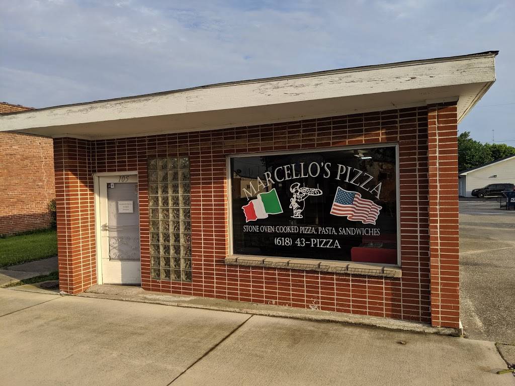 Marcellos Pizza | restaurant | 111 W 3rd St, Ina, IL 62846, USA | 6184374992 OR +1 618-437-4992