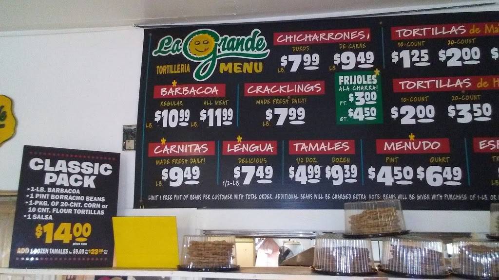 Tortilleria La Grande | restaurant | 1622 Pleasanton Rd, San Antonio, TX 78221, USA | 2109211502 OR +1 210-921-1502