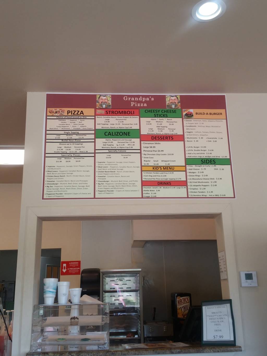 Grandpas Pizza | restaurant | 1323 Main St, Quinton, OK 74561, USA | 9184692455 OR +1 918-469-2455