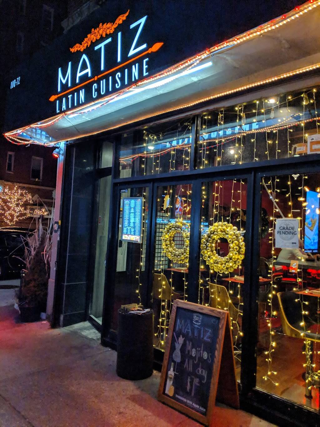 Matiz Latin Cuisine | restaurant | 11072 Queens Blvd, Forest Hills, NY 11375, USA | 7188801213 OR +1 718-880-1213