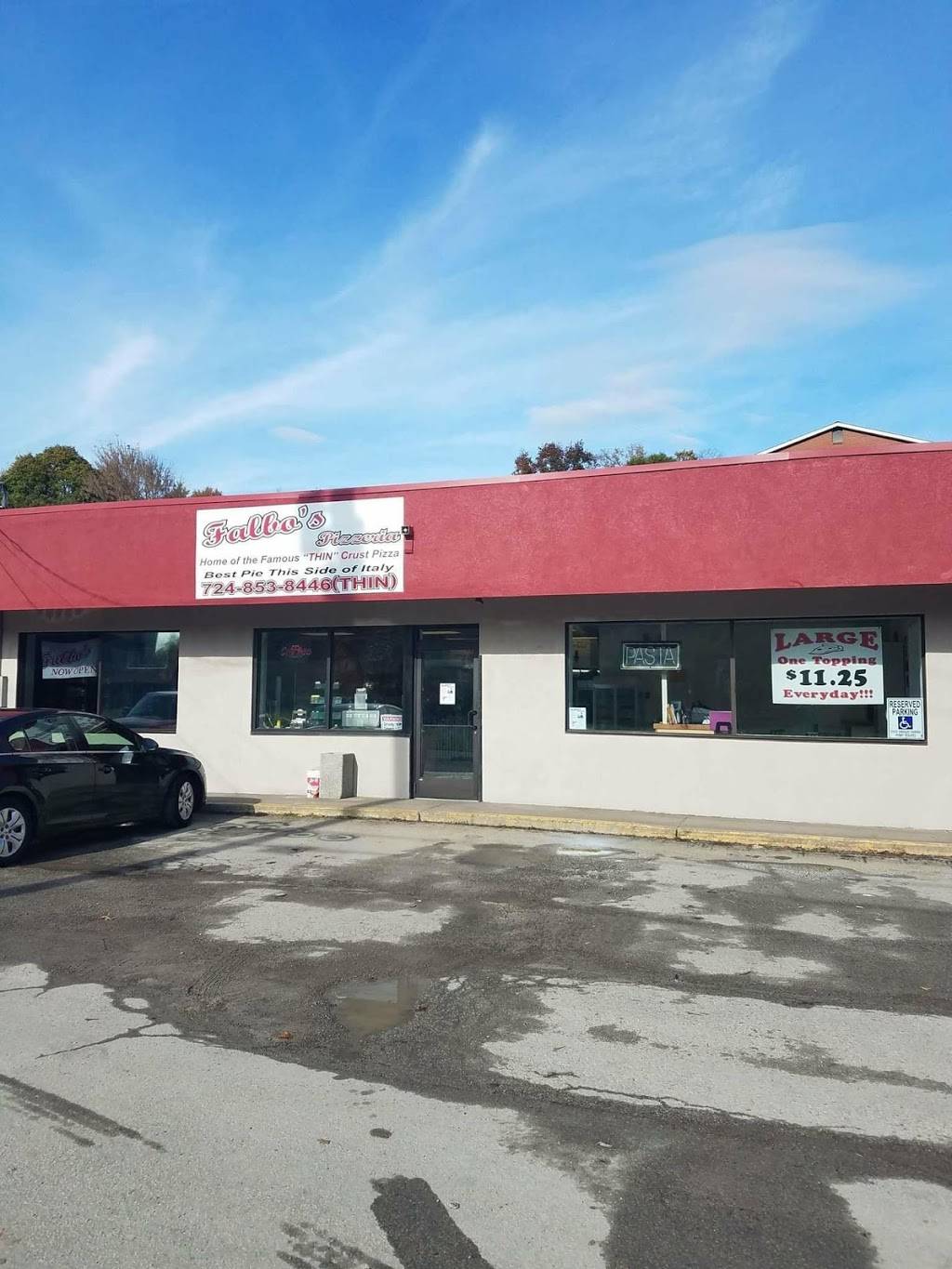 Falbos Pizzeria | restaurant | 611 Reamer Ave, Greensburg, PA 15601, USA | 7248538446 OR +1 724-853-8446