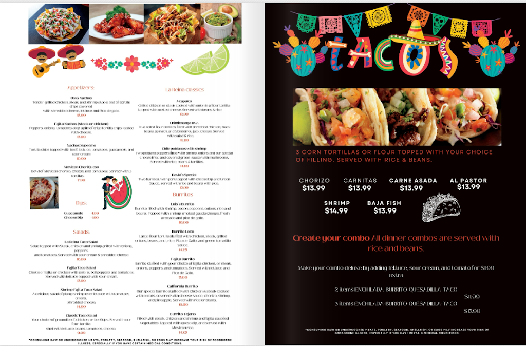 La Reina Mexican Grill #2 | restaurant | 314 W Main St, Waverly, VA 23890, United States | 8046760038 OR +1 804-676-0038