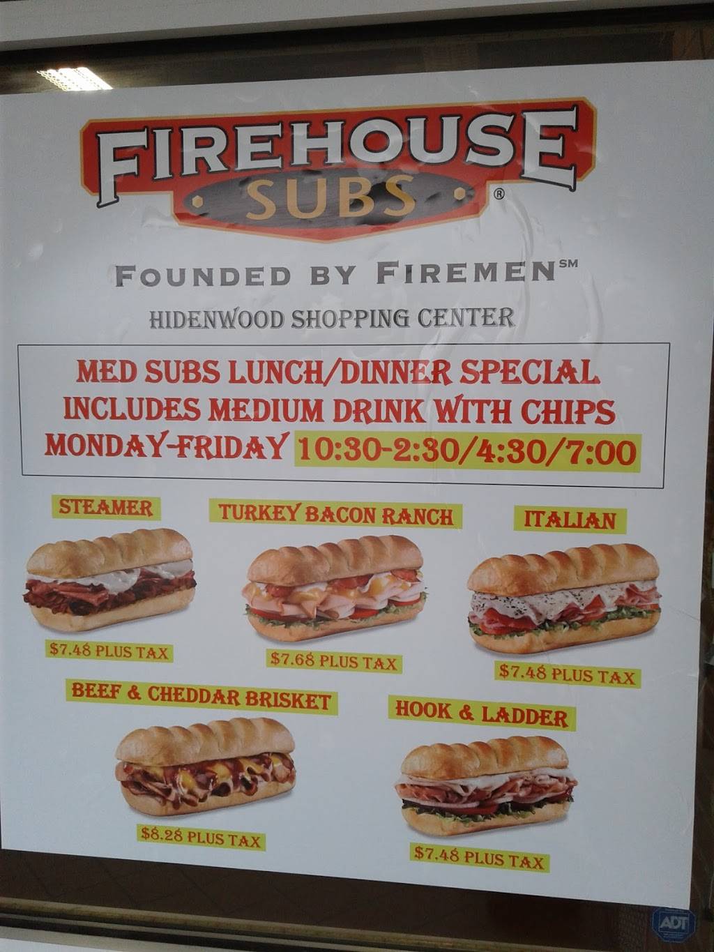 Firehouse Subs | meal delivery | Hiden Blvd #64, Newport News, VA 23606, USA | 7572237335 OR +1 757-223-7335