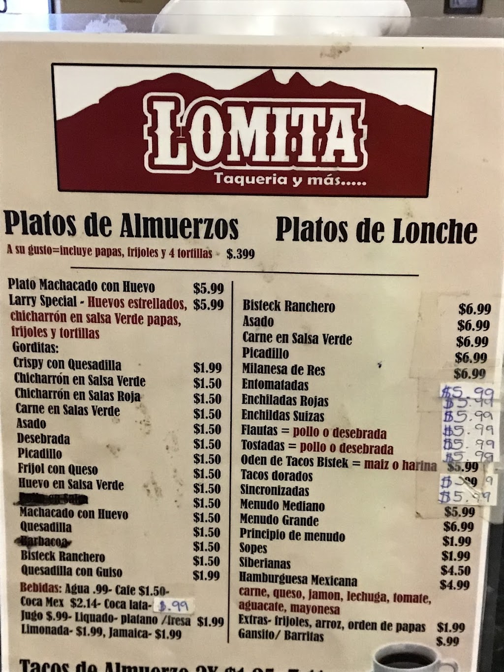 Lomita taquería y más mission | restaurant | 3013 N Inspiration Rd, Mission, TX 78574, USA | 9562711015 OR +1 956-271-1015