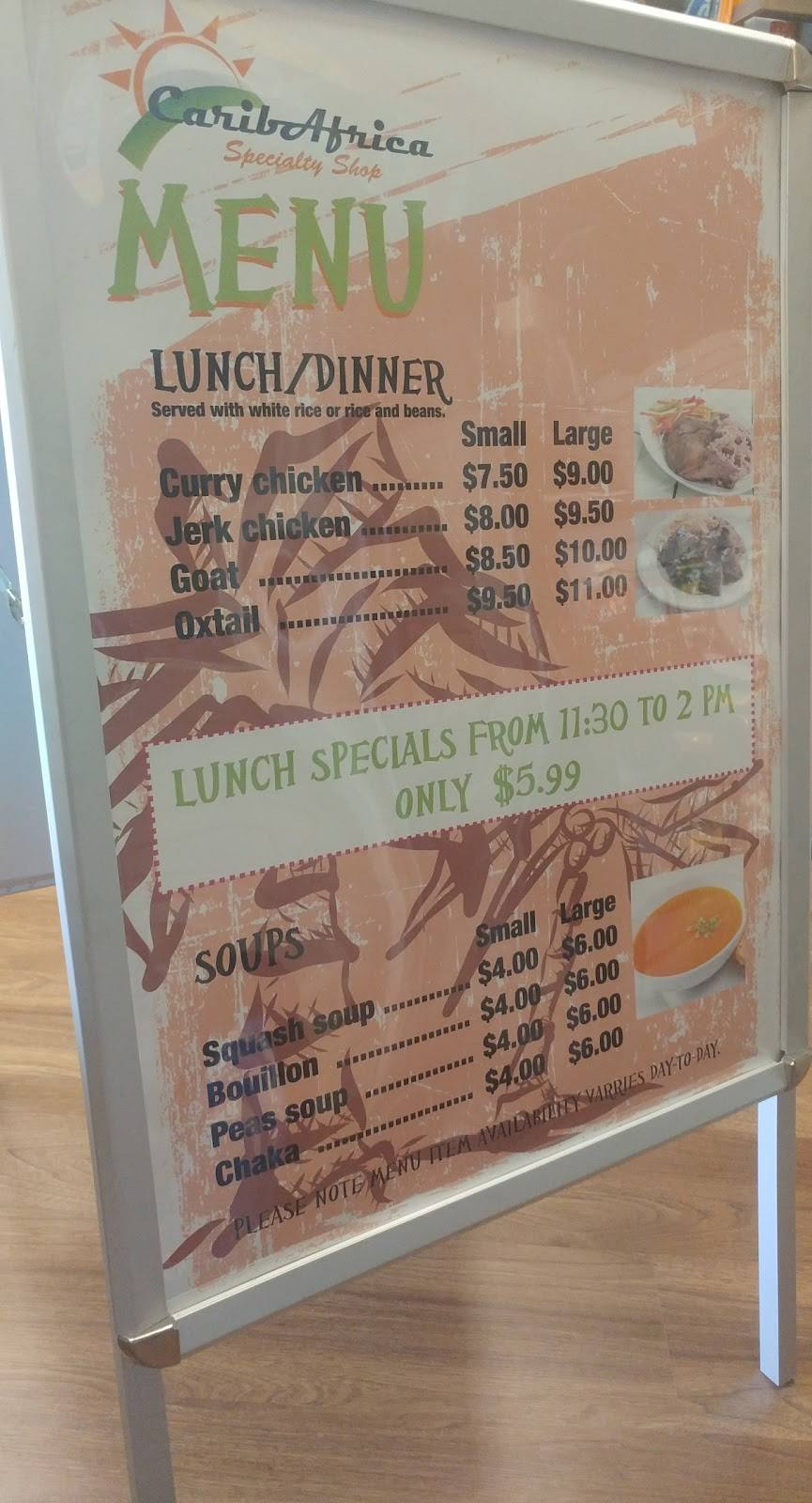 CaribAfrica Specialty Shop | restaurant | 234 E Main St, Welland, ON L3B 3W9, Canada | 2899904634 OR +1 289-990-4634